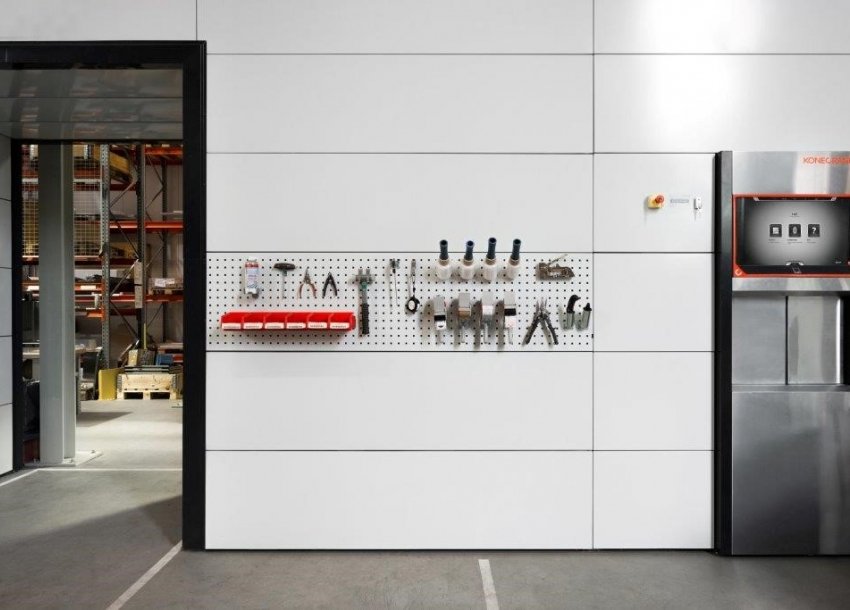 Konecranes Agilon automated warehouse solution.