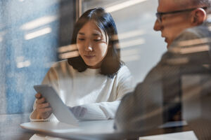 Partners collaborating together