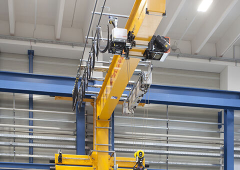 Konecranes wall mounted console crane