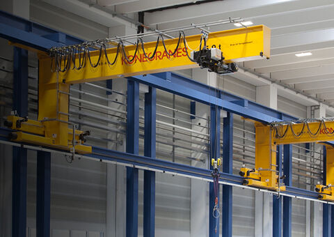 Konecranes wall mounted console cranes